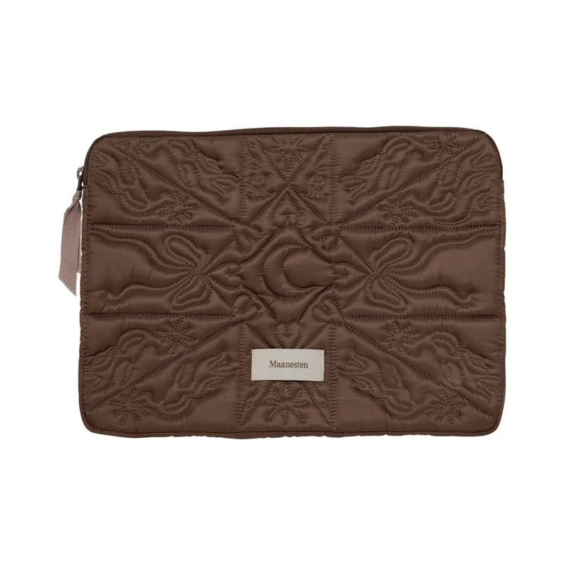 Maanesten - 13" Brown Computer Sleeve, 34x25 cm - Textil
