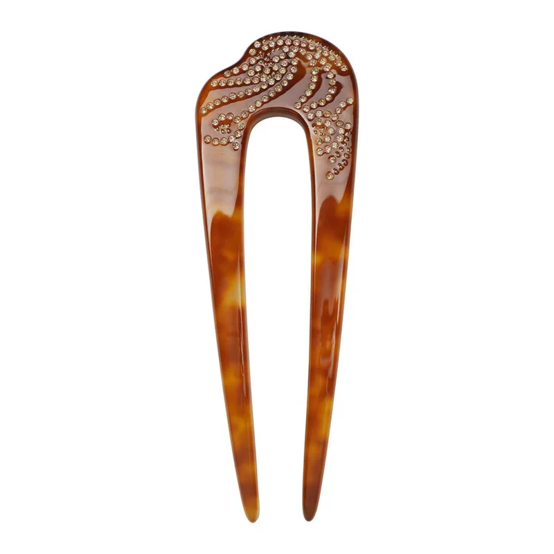 Maanesten - Madi French Tortoise Shell Hairpin - Acetat