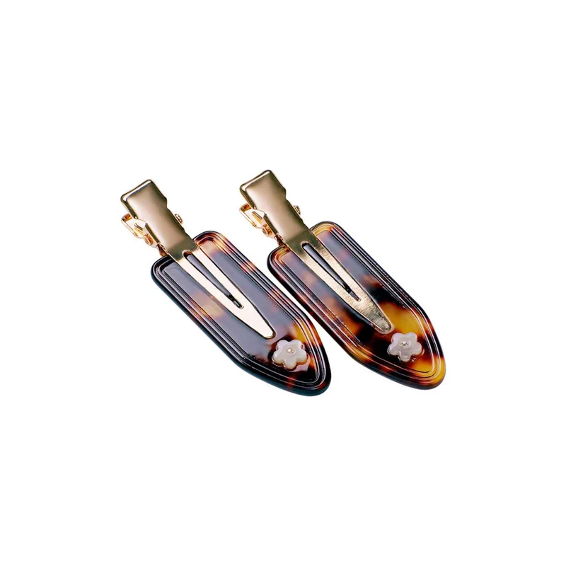 Maanesten - Frea Set Dark Tortoise Hairclip - Acetat
