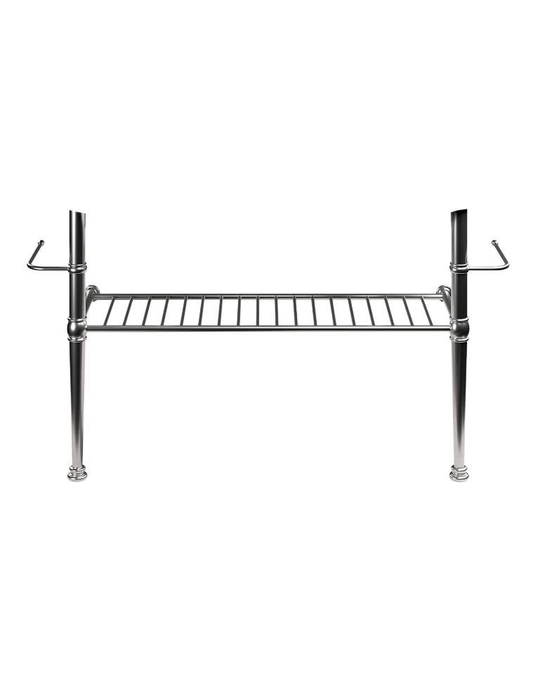 Camden kromställning med hylla - Till tvättställ 120 cm