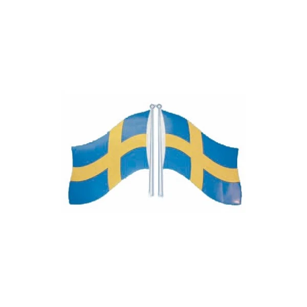 Självhäftande flaggdekal Sverige.
