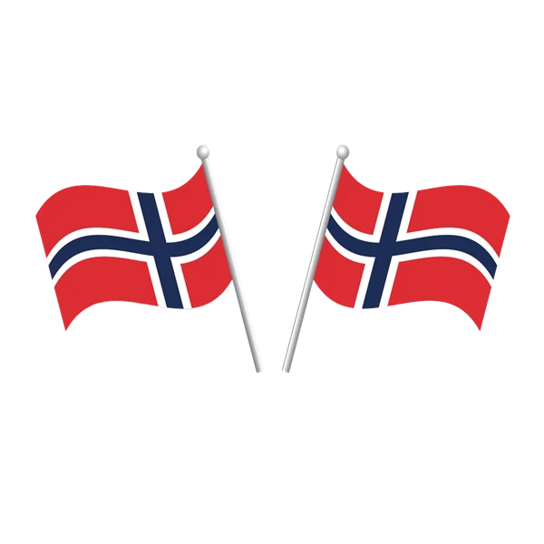 Flaggdekal Norge