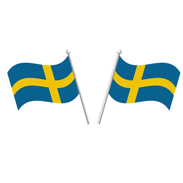Flaggdekal Sverige