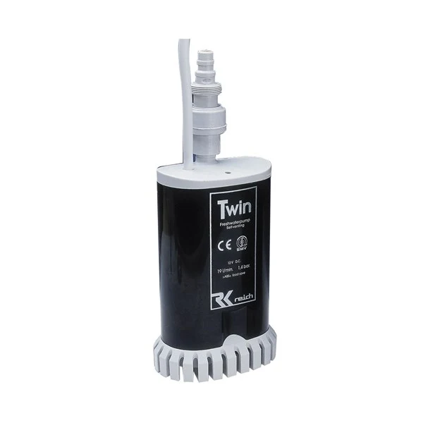 Dränkpump Twin, 55W. Med dubbla motorer. Med backventil.