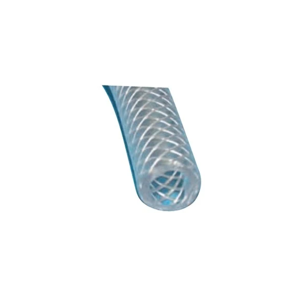 Nätarmerad klar PVC-slang. Øi 10 mm. (5 m)