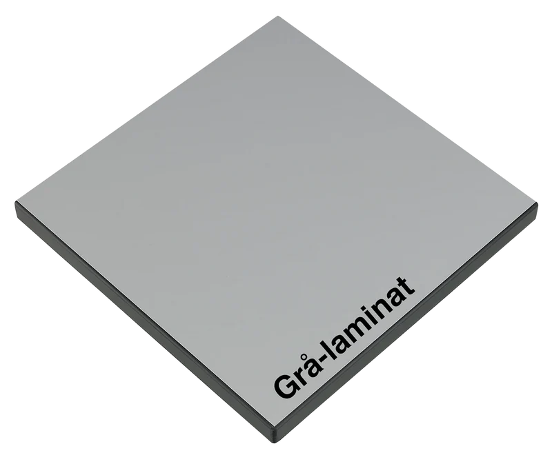Gigant bordsskiva grå laminat. Djup 800mm tjocklek 24mm