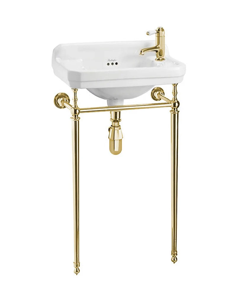 Tvättställ Burlington - Edwardian JR 51 cm med mässingsställning