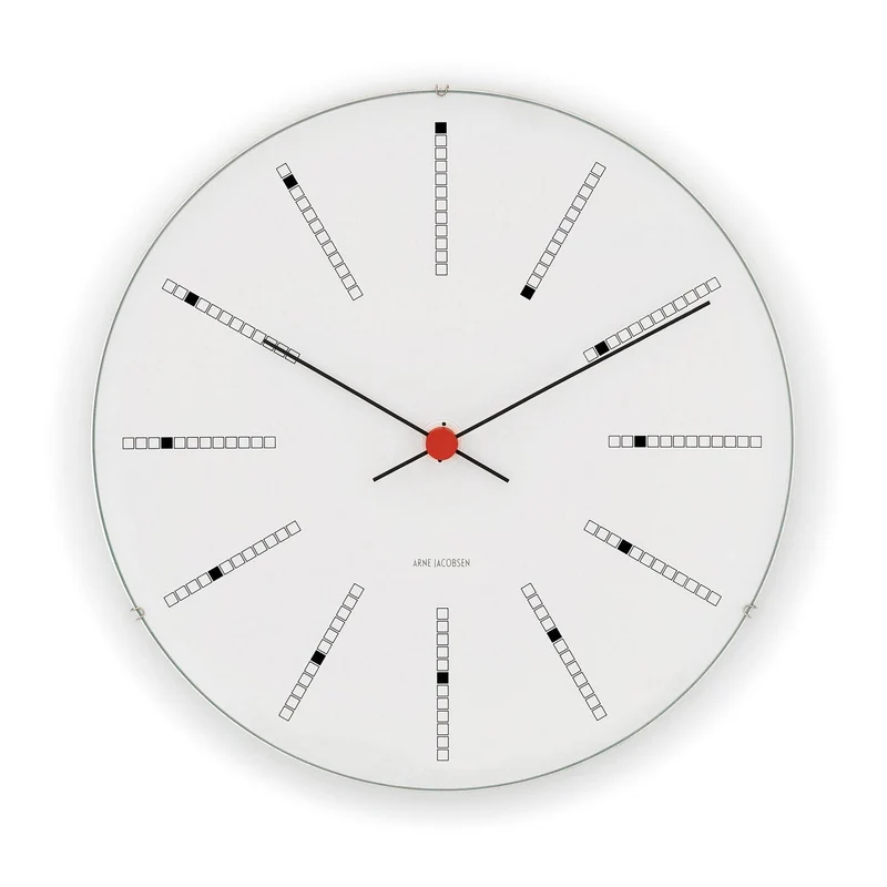 Arne Jacobsen - Bankers Väggklocka, Ø 21 cm - 43630