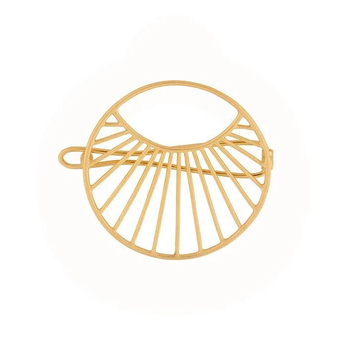 Pernille Corydon - Large Daylight Hair Clip - Guldpläterad Silver H-575-GP