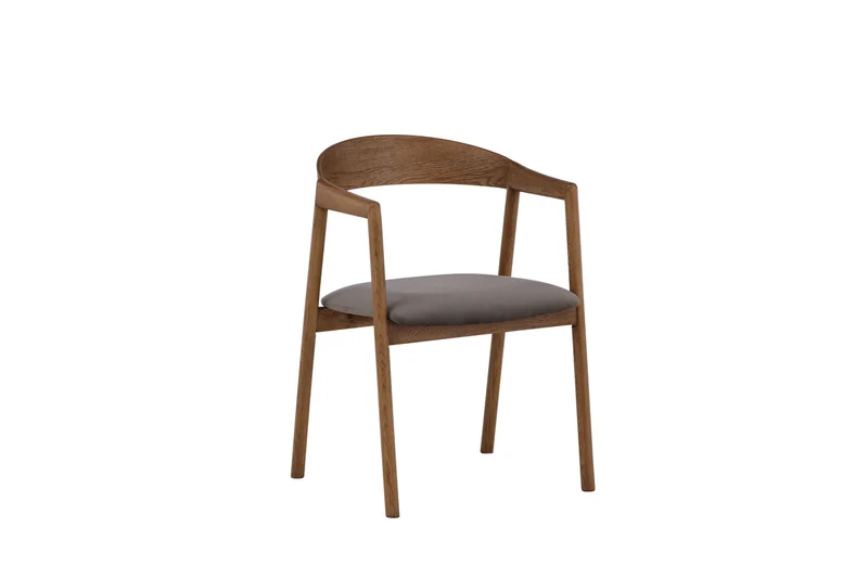 Långön Matstolar 2-pack Brun