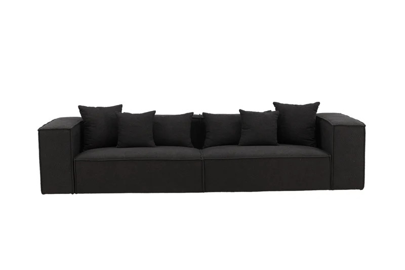 Gillholmen 3-sits soffor Svart