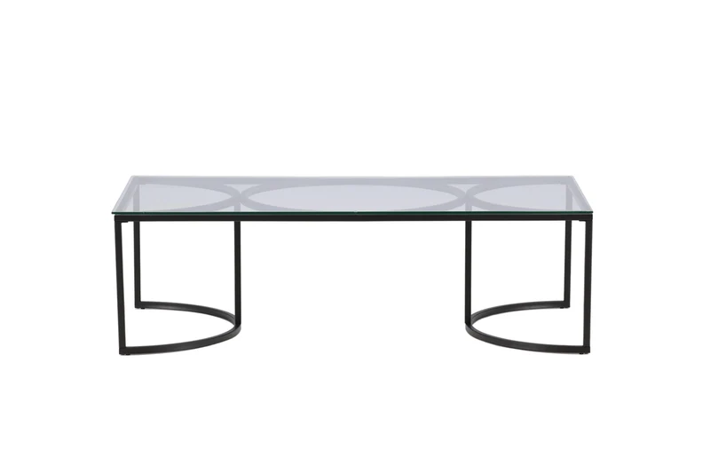 Skanör Soffbord 140 x 70 Svart