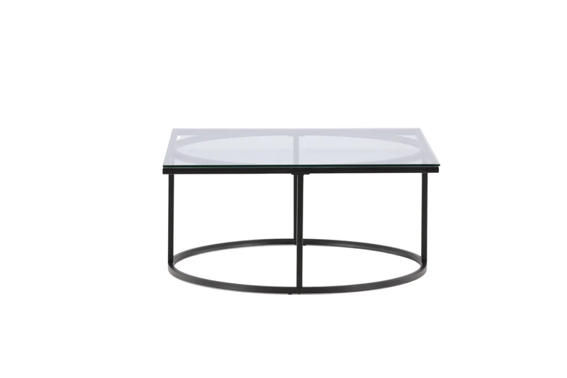 Skanör Soffbord 90 x 90 Svart