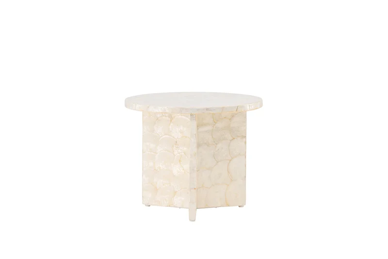 Smögen Soffbord ⌀40 Beige