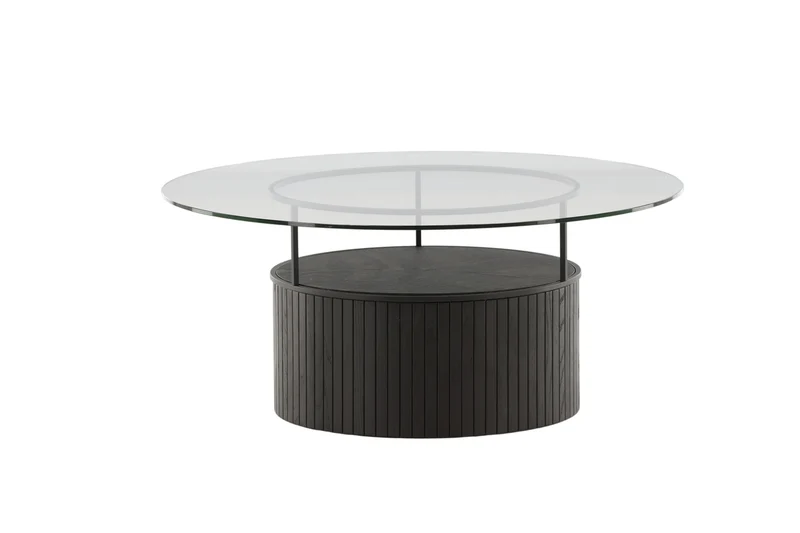 Bovall Soffbord ⌀90 Svart