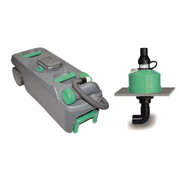 SOG®-system Thetford C500. Filterhus, vit. Golvvariant.