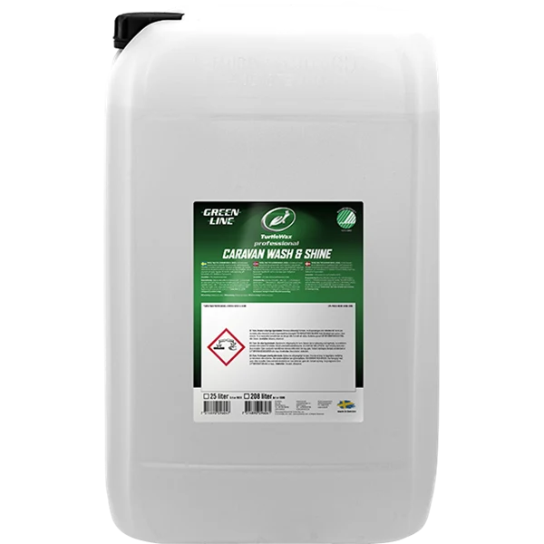Turtle Caravan Wash & Shine Greenline. Dunk. 25 liter.