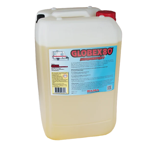 Globex 80 Husvagnstvätt utan vax. 25 liter. Enhet: styck.
