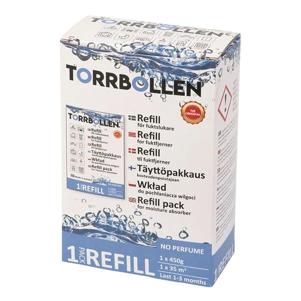 Torrbollsrefiller utan doft. 1 st