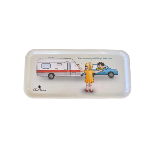 Bricka Vacation 32x15 cm. Royal camping.