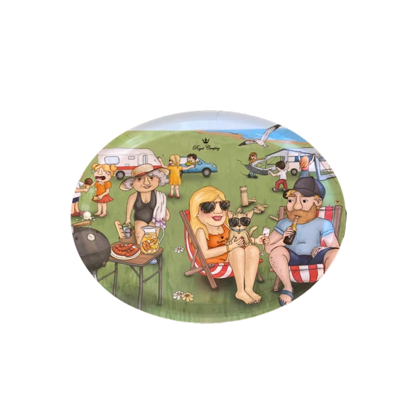 Bricka Vacation 33x25 cm. Royal camping.
