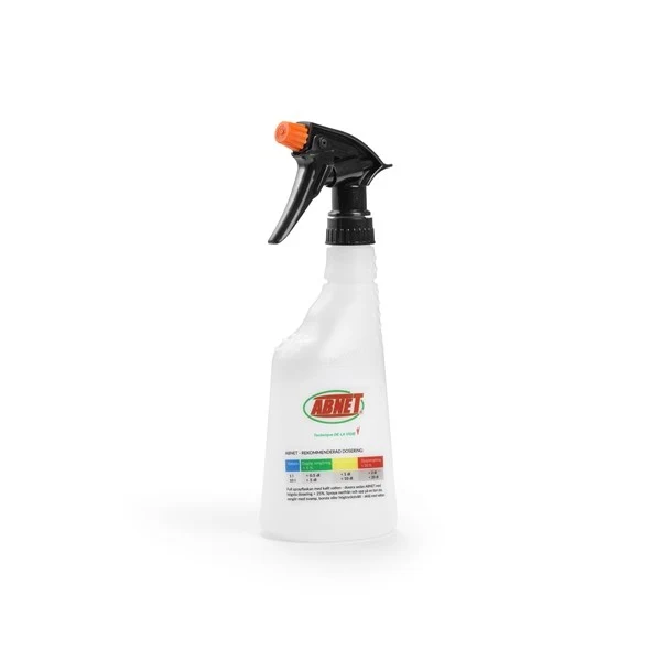 Sprayflaska 0,6 liter. OBS! Rengöringsmedel ingår ej