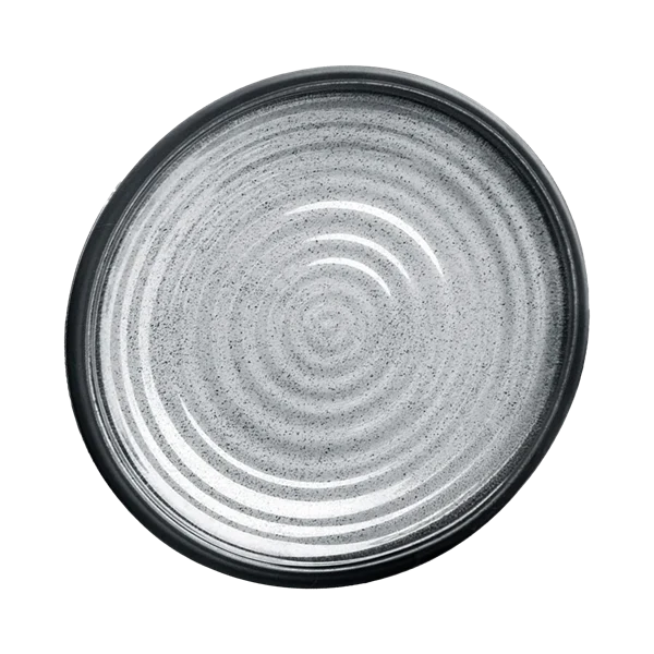 Flamefield Melamintallrik Granite Grey