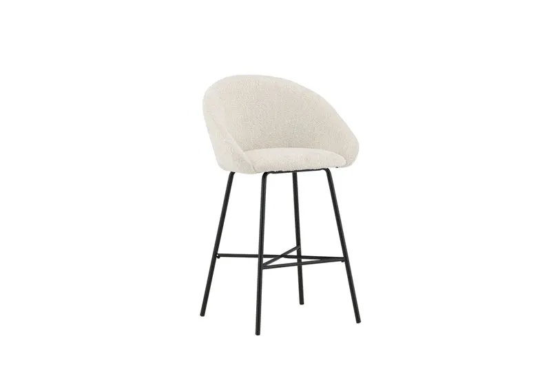Velvet Barstolar 2-pack Vit