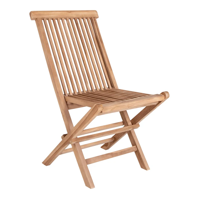 Toledo Matstol 2-pack - teak, naturell, 46 × 62 × 89 cm