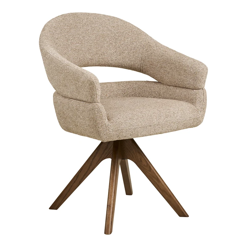 Dover Matstol - polyester, naturell, 58 × 61 × 83 cm