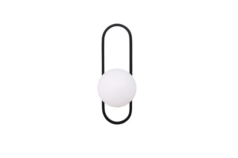 Alpes Vägglampa Svart