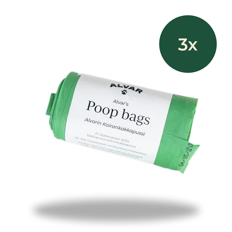 Alvar Pet Poop bags, 3-pack