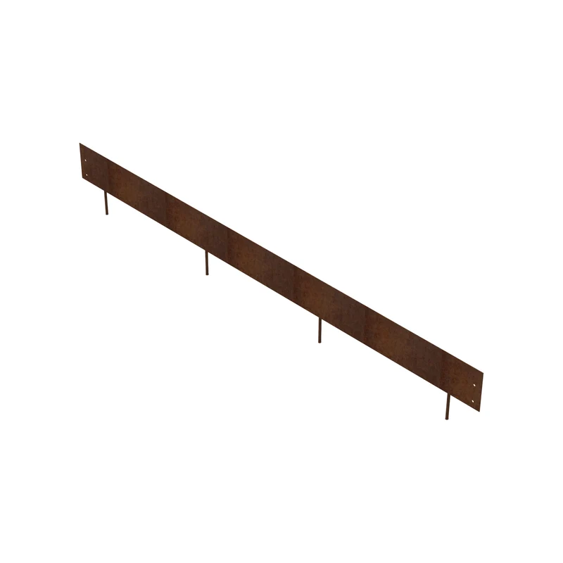 Stålkant Cortenstål Rak 1500x120
