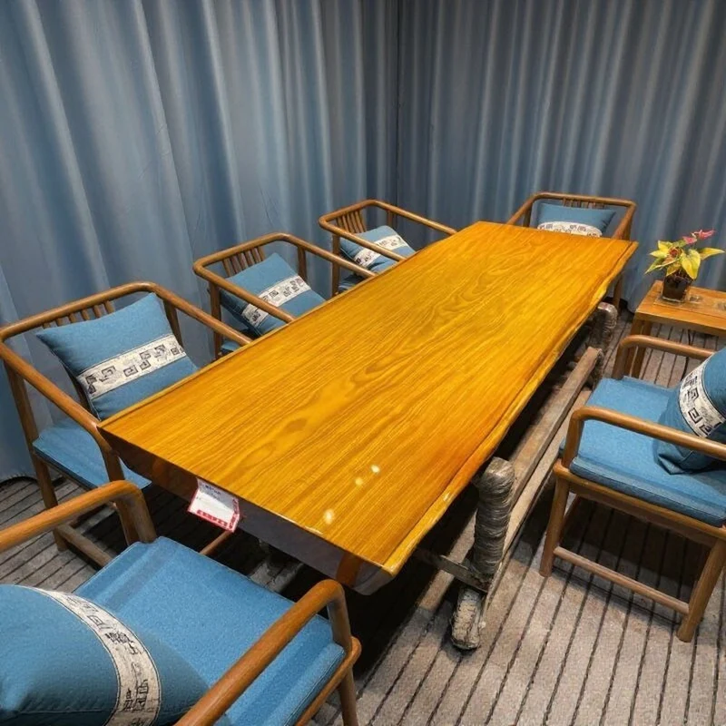 Fusion Long Teak Wood Table