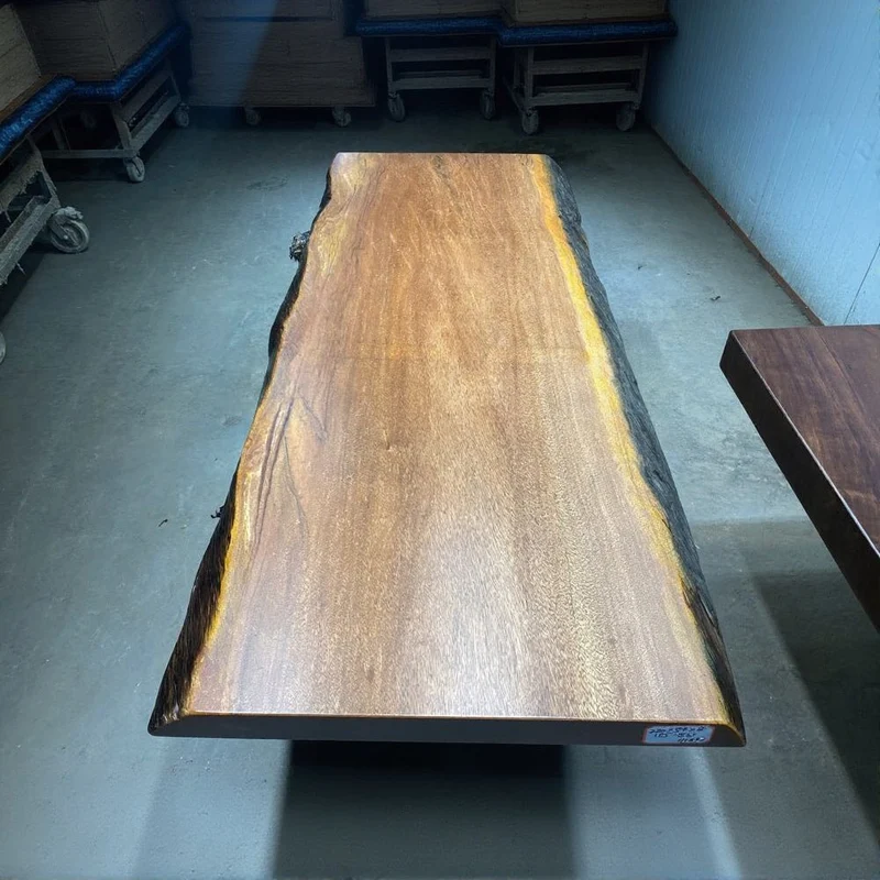 Sapphire Congo Wood Slab Table