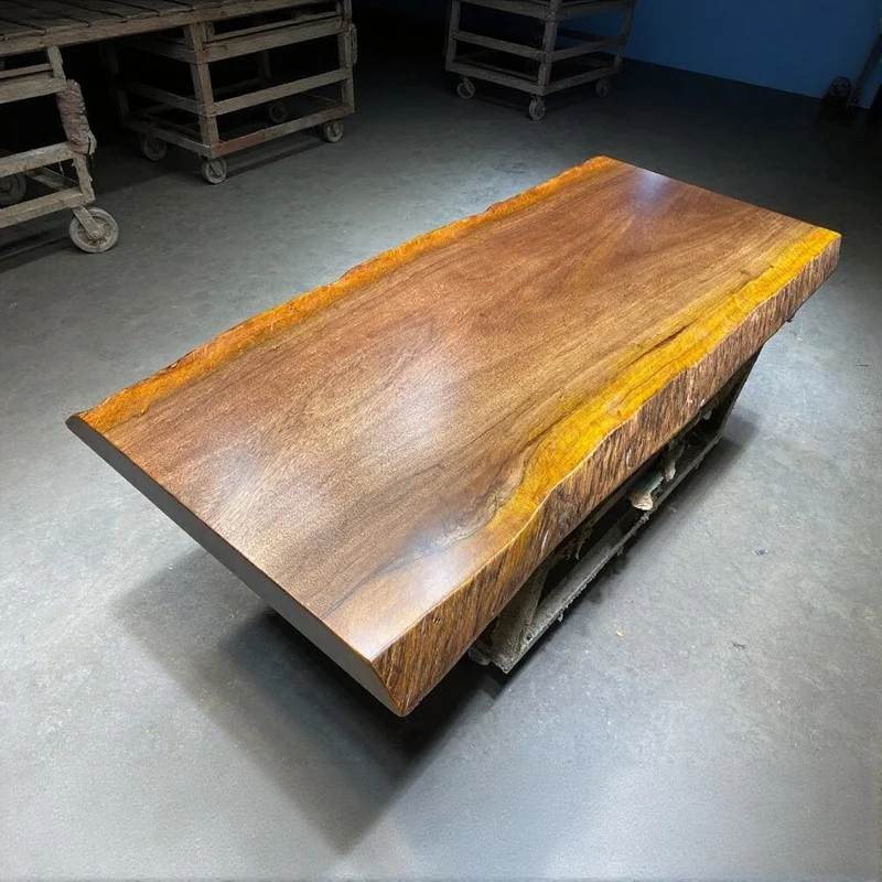 Gorgeous Grain Wood Slab Table