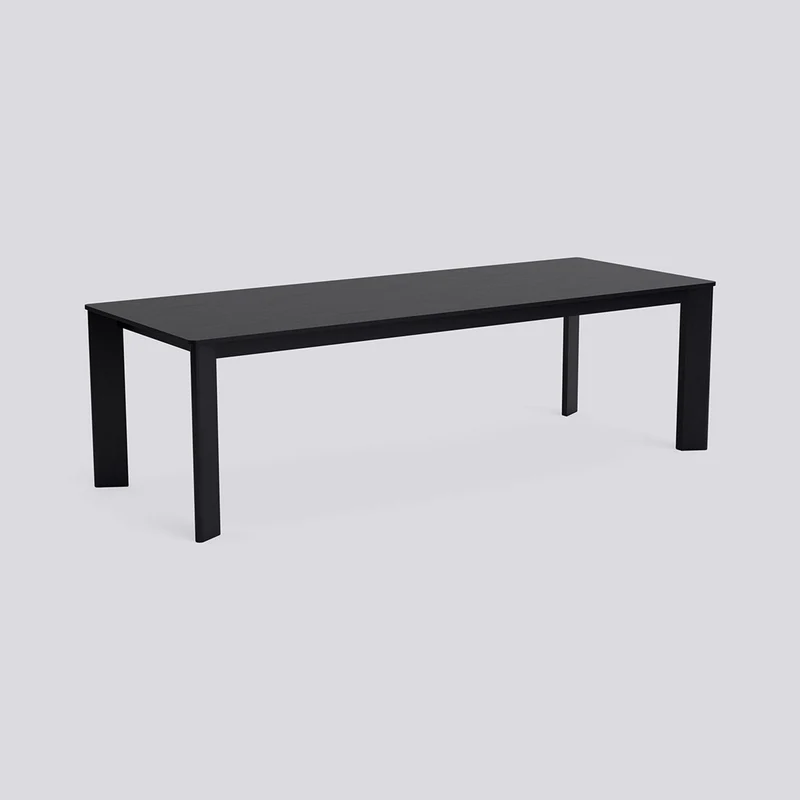 Chisel 30 rektangulärt L250 × B95 × H74 cm Matbord Black – lackerad ekfaner, Black – lackerad ek