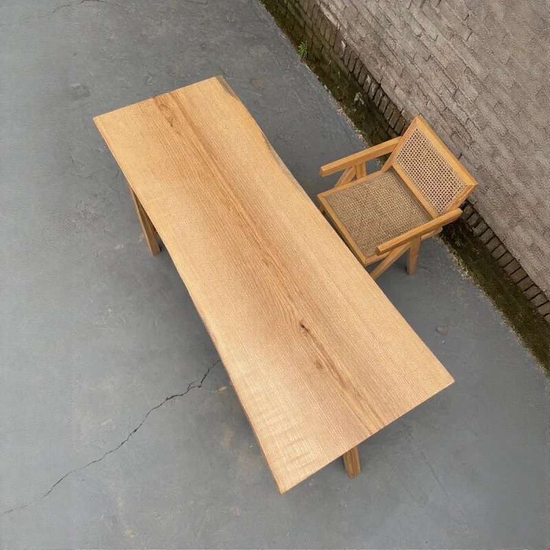 Breezy Willow Wood Slab Coffee Table