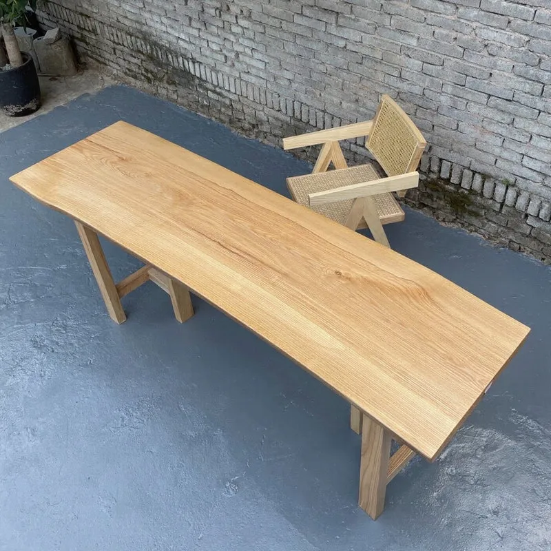 Elevate White Color Wood Slab