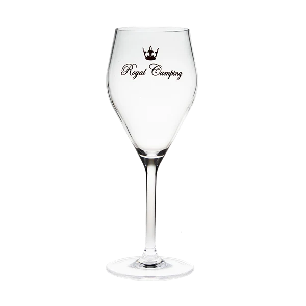 Royal Camping vitvinglas. 25 cl. Höjd: 195 mm.
