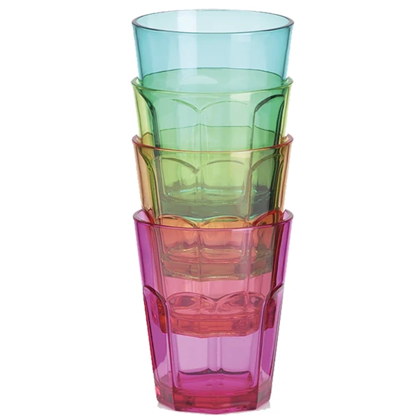 Flamefield Dricksglas Färgade 4-Pack