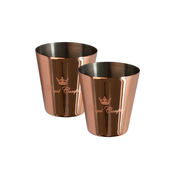 Royal Camping shotglas. 2 st.