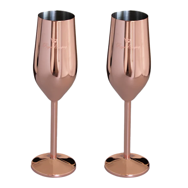 Royal Camping champagneglas. 2 st.