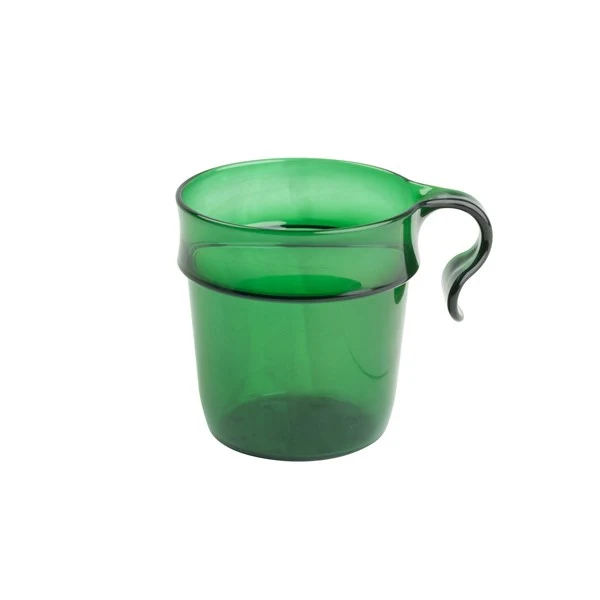 Mugg. 30 cl. Grön transparent.