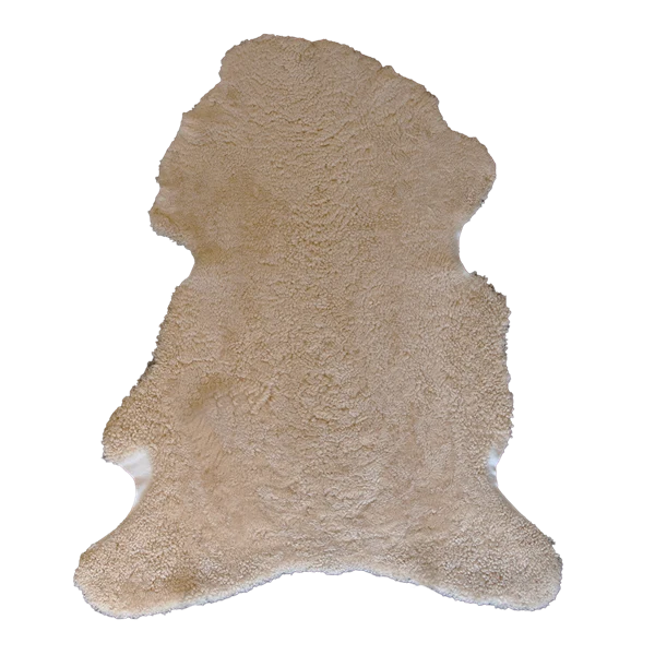 Royal Camping fårskinnsfäll Curly. Beige.