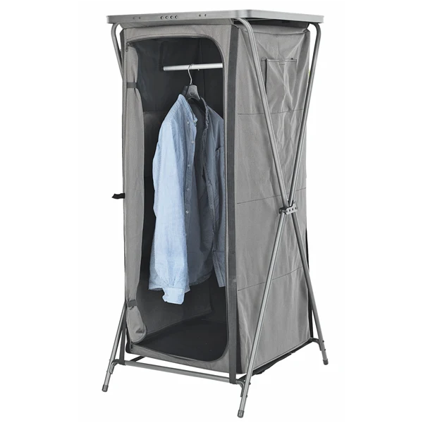 Wecamp Garderob Steelgrey (ihopfällbar).