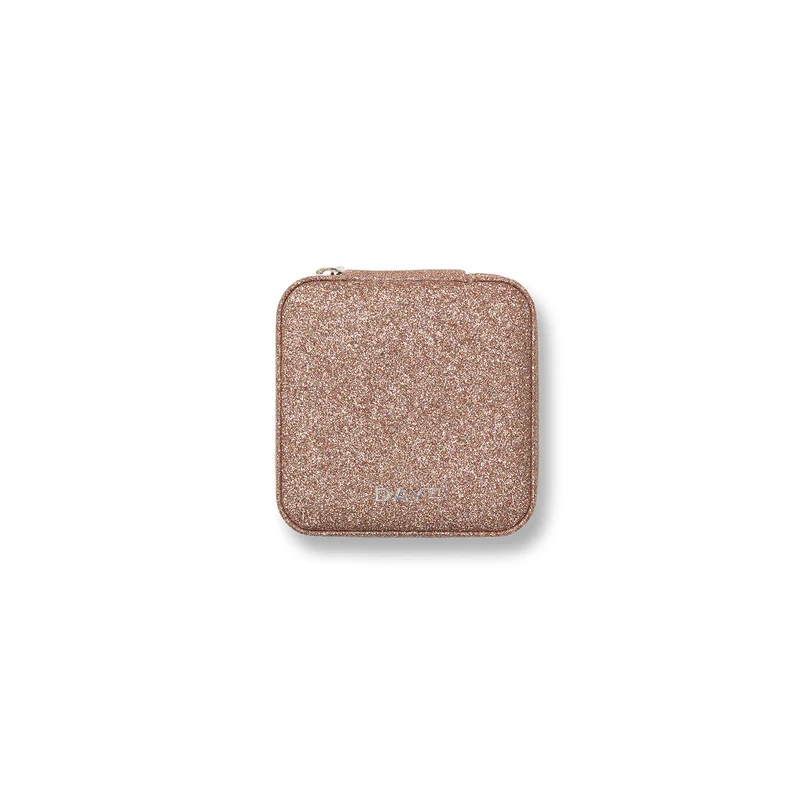DAY ET - Glitter Smyckeskrin Zip Square - Röbock