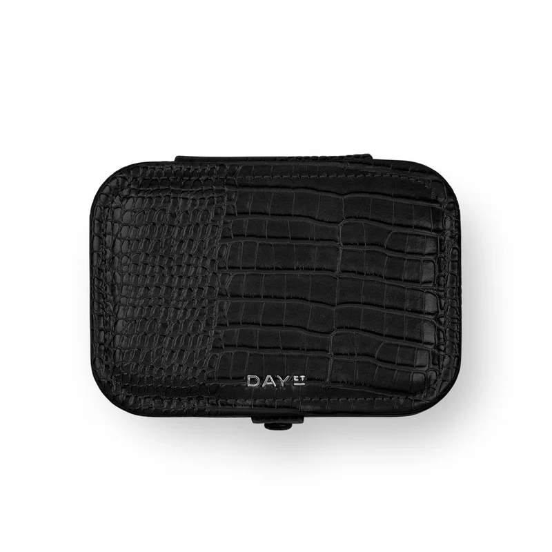 DAY ET - Smyckeskrin Medium - Croc Black