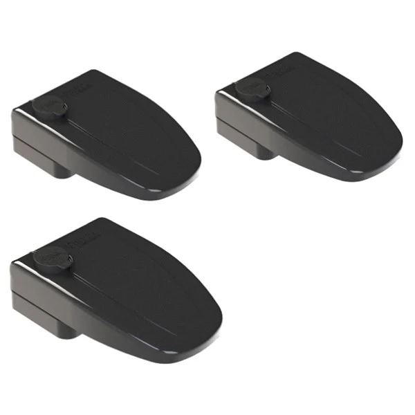 Fiamma SafeDoor. Svart. 3-pack.