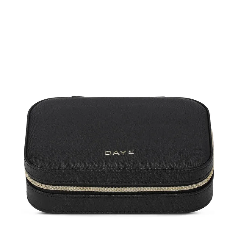 DAY ET - Saffiano Zip Box - black